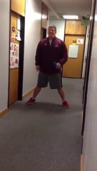 Girl VS fat guy! Big funny Rugby FAIL...