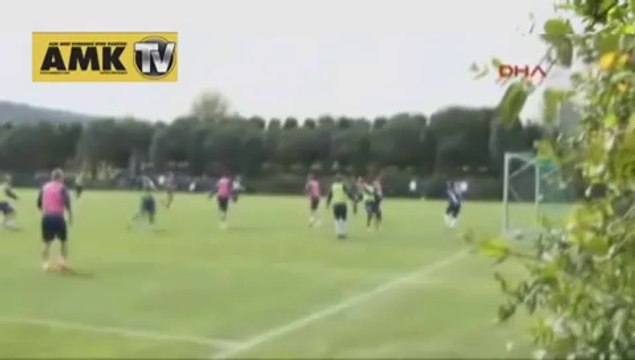 Salih'in antrenmandaki müthiş golü alkış topladı