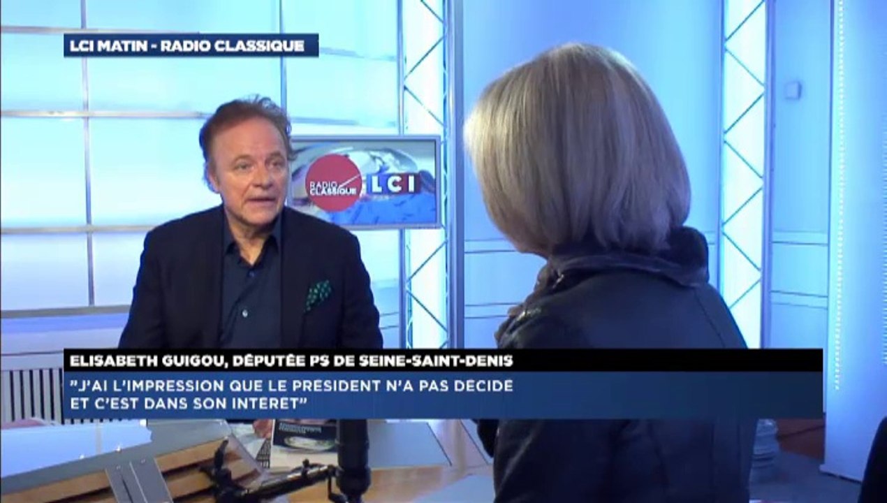 Elisabeth Guigou, invitée de Guillaume Durand avec LCI
