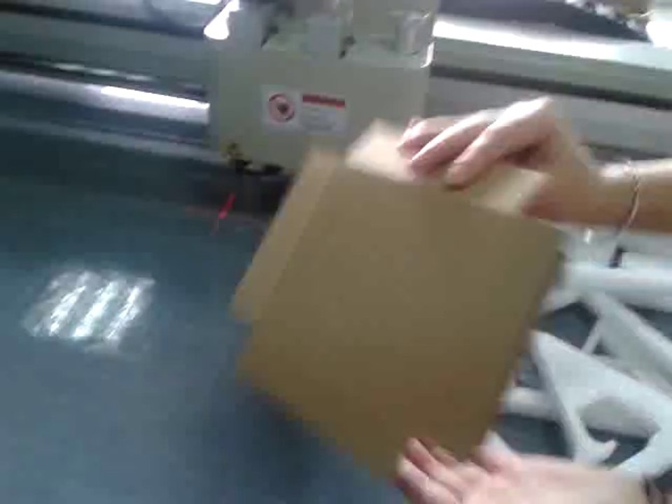 CNC cutter plotter sample making cutting pattern