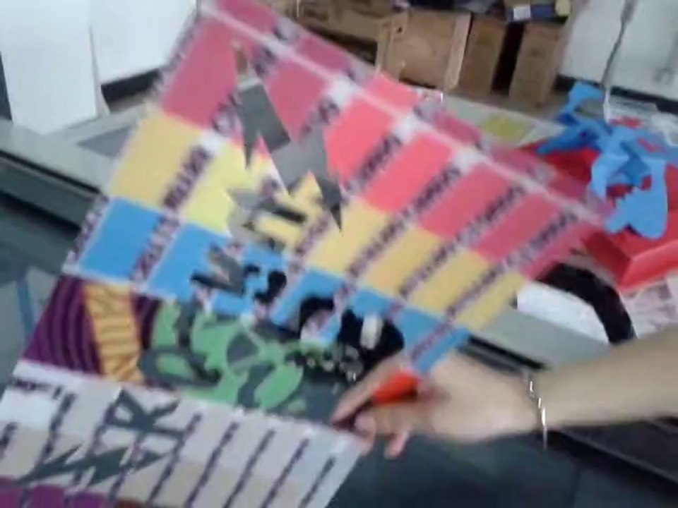 cutting pattern by GD series cutting plotter