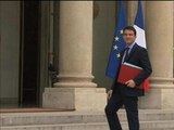 Premier Conseil des ministres: Manuel Valls est arrivé à l'Elysée - 04/04