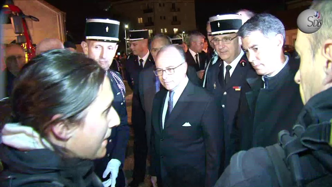 Visite du Ministre de l'intérieur à Moissy-Cramayel