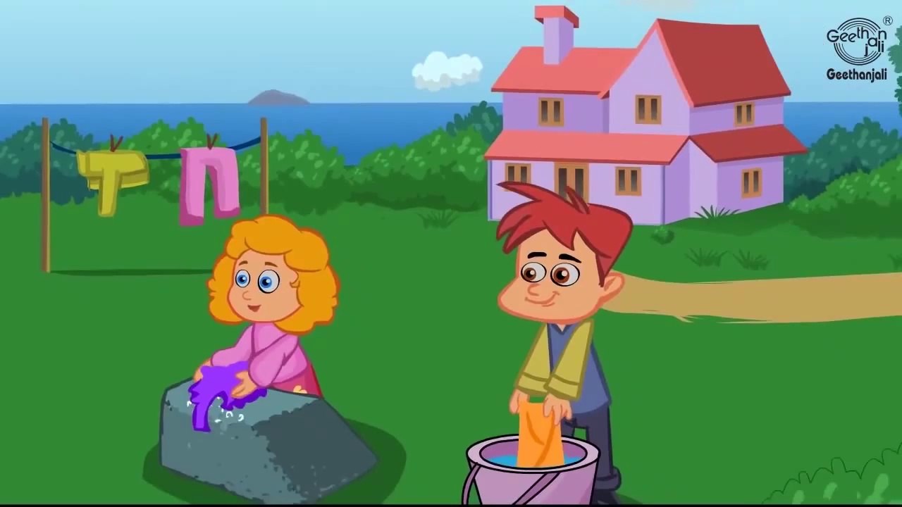 Here We Go Round The Mulberry Bush....Karaoke [Sing Along With Lyrics]