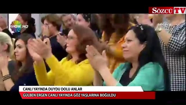 Gülben Ergen canlı yayında ağladı