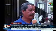 Medios alternativos en México denuncian condiciones de trabajo
