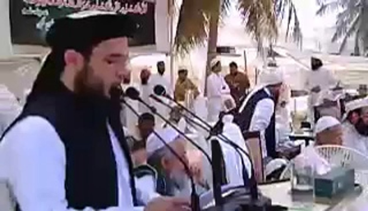 Adnan Kaka Khel Darul uloom karachi Jalsa 23 March 2014