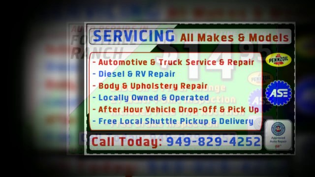 (949) 829-4262 ~ Auto Repairs Lake Forest
