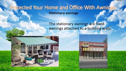 Awnings Protected Your Home and Office From Rain, Sun, and Snow.