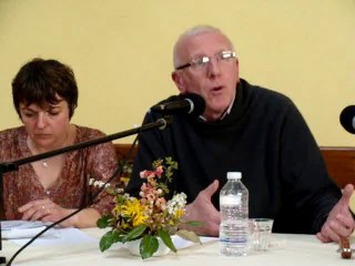 Invité dans l'Ain, à Saint Rémy par le CCFD01, le père Christian Delorme