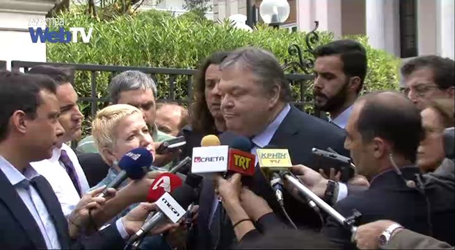 Δηλώσεις Βενιζέλου μετά τη συνάντηση με τον πρωθυπουργό