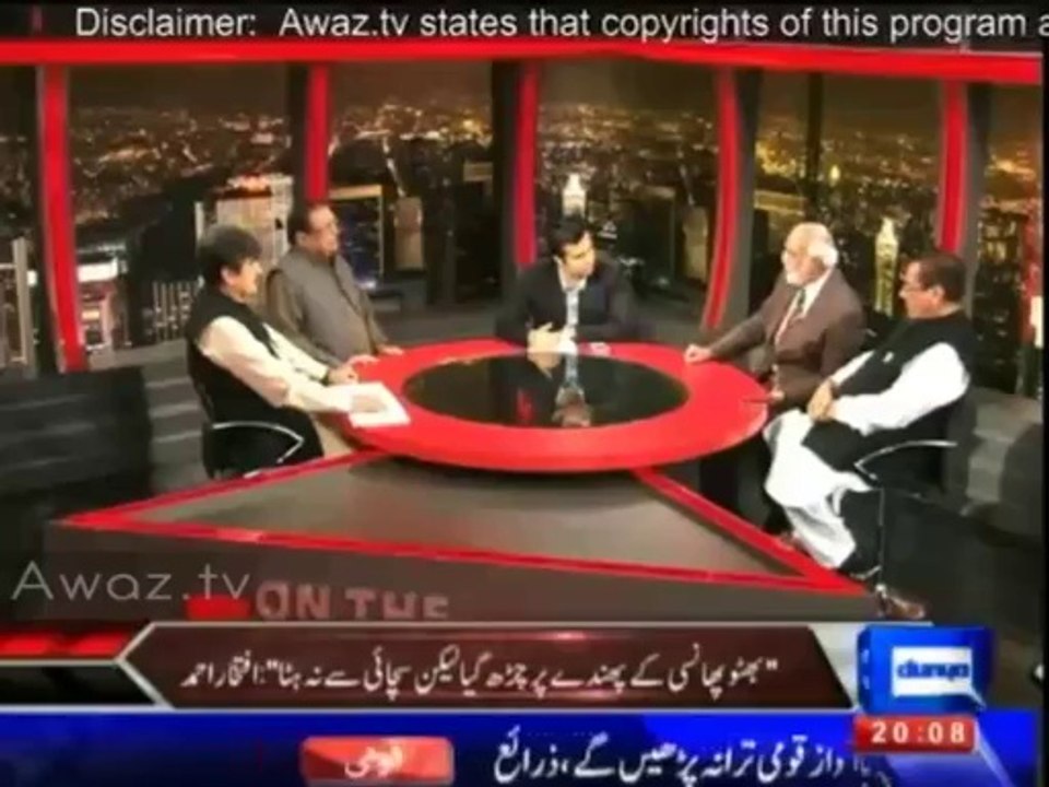 Haroon Rasheed calls Zulfiqar Ali Bhutto a "Murderer" & then fight broke out between Iftikhar Ahmed & Haroon Rasheed