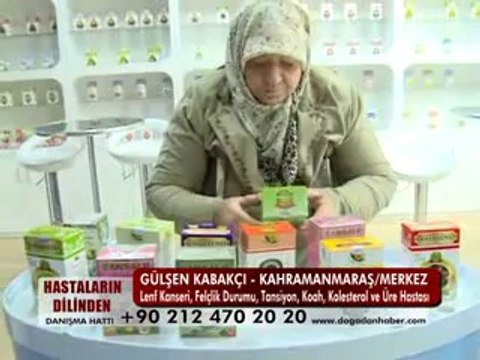 LENF KANSERİ-FELÇLİL-TANSİYON-KOAH-KOLESTEROL-ÜRE HASTASI