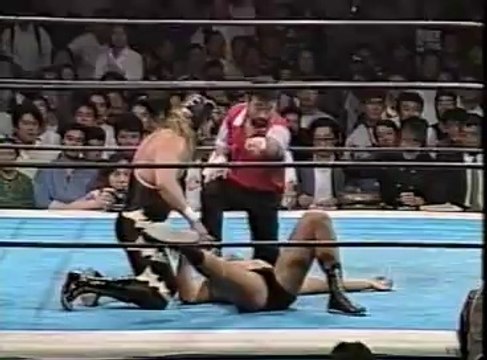 Great Sasuke + Black Tiger vs. Wild Pegasus + Shinjiro Ohtani (New Japan 10.16.94 - Jr. Tag League Finals)