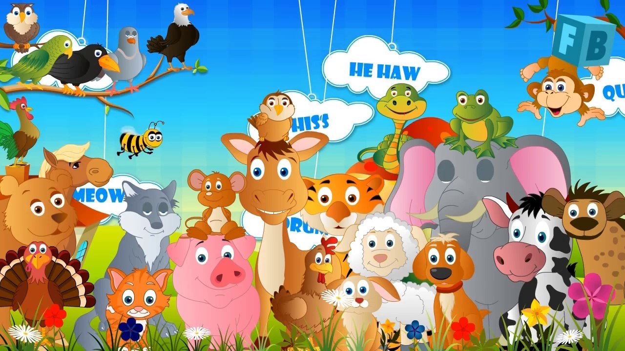 Sounds of Animals Song | Children Nursery Rhymes