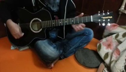 Guitar In Rabab Style Must Watch - Pashto Saz