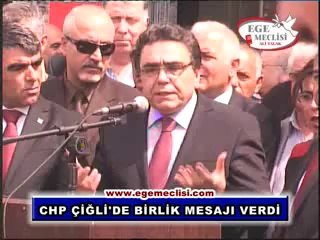 CHP ÇİĞLİ'DE BİRLİK MESAJI VERDİ
