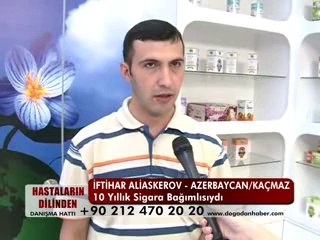 SİGARA RAHATSIZLIĞI VARDI ŞİFALI BİTKİLERİ KULLANDI