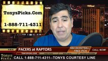 Indiana Pacers vs. Toronto Raptors Pick Prediction NBA Pro Basketball Odds Preview 4-4-2014