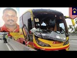 Malaysian bus driver killed by own bus in freak accident