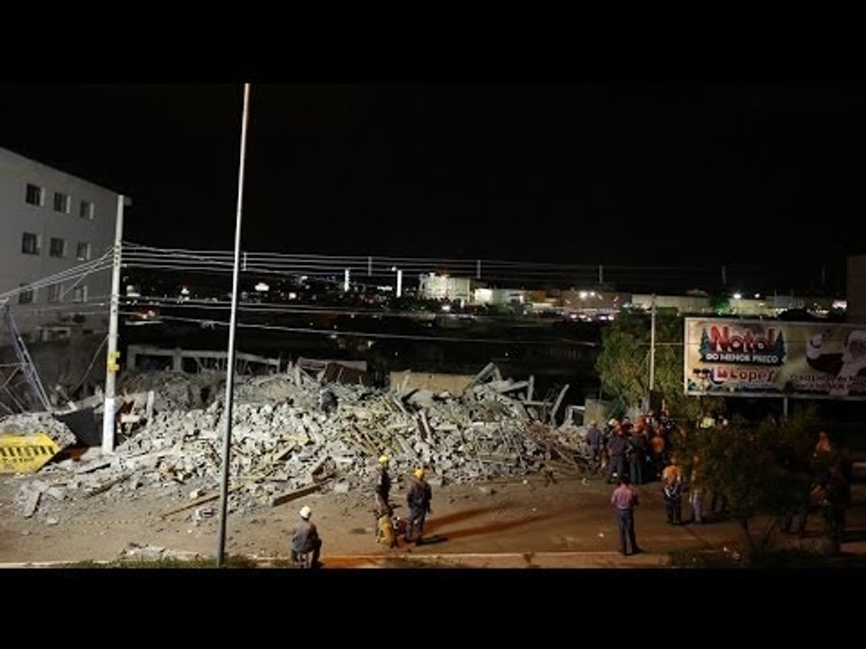 Five-story building collapses in Sao Paulo
