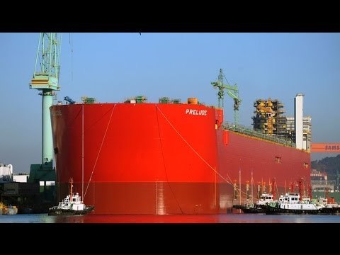 Shell launches world's largest ship, bigger one planned