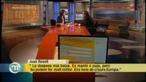 TV3 - Els Matins - Rosell assegura que els empresaris no són ningú per dir què ha de fer el gove