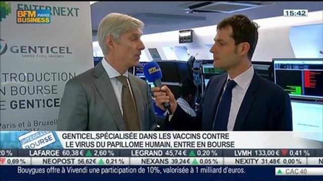 La biotech Genticel entre en Bourse: Benedikt Timmerman, dans Intégrale Bourse – 04/04