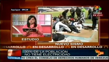 Alerta sanitaria al norte de Chile tras terremoto