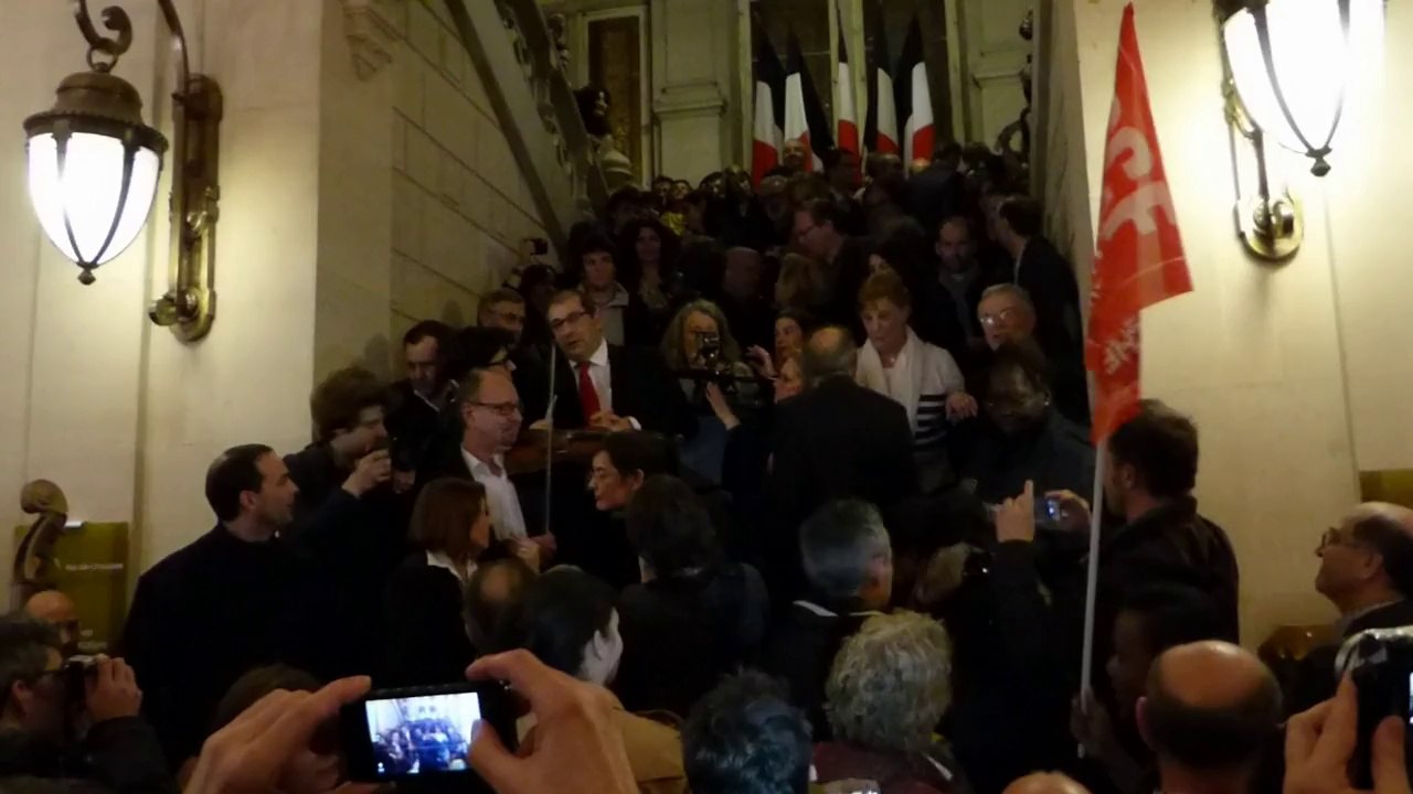 Mairie 14 élections municipales 2014 2ème tour : proclamation des résultats Carine Petit élue