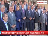 Malatya Belediye Başkanı Çakır, Mazbatasını Aldı