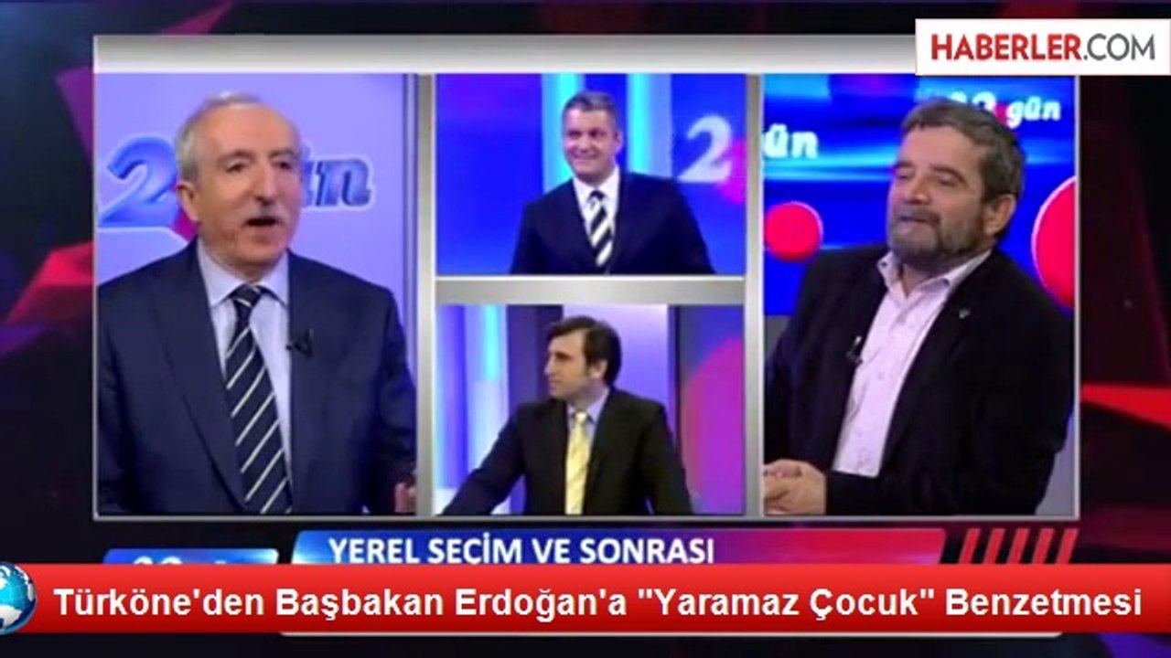 Türköne'den Başbakan Erdoğan'a "Yaramaz Çocuk" Benzetmesi
