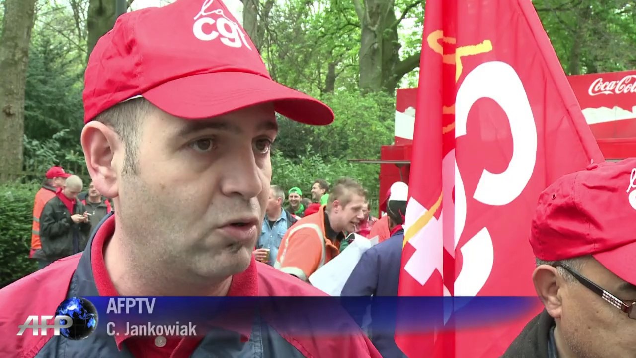 Manifestation des syndicats européens à Bruxelles
