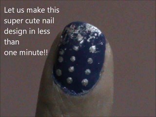 Toothpick Dots Nail art