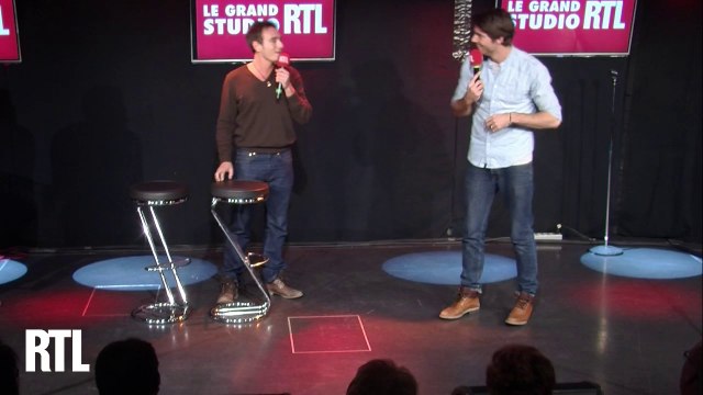 Kevin et Tom dans le Grand Studio RTL Humour de Laurent Boyer.