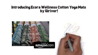 Eco-friendly Non Toxic Yoga Mat - 100% Organic Cotton Mat