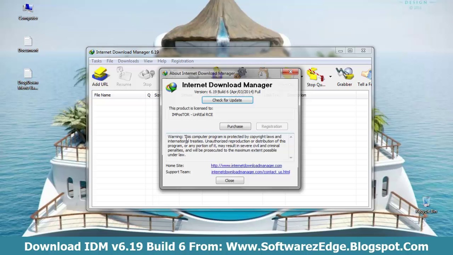 ⁣Download Internet Download Manager 6.19 Build 6 (IDM) with Crack [No Survey]