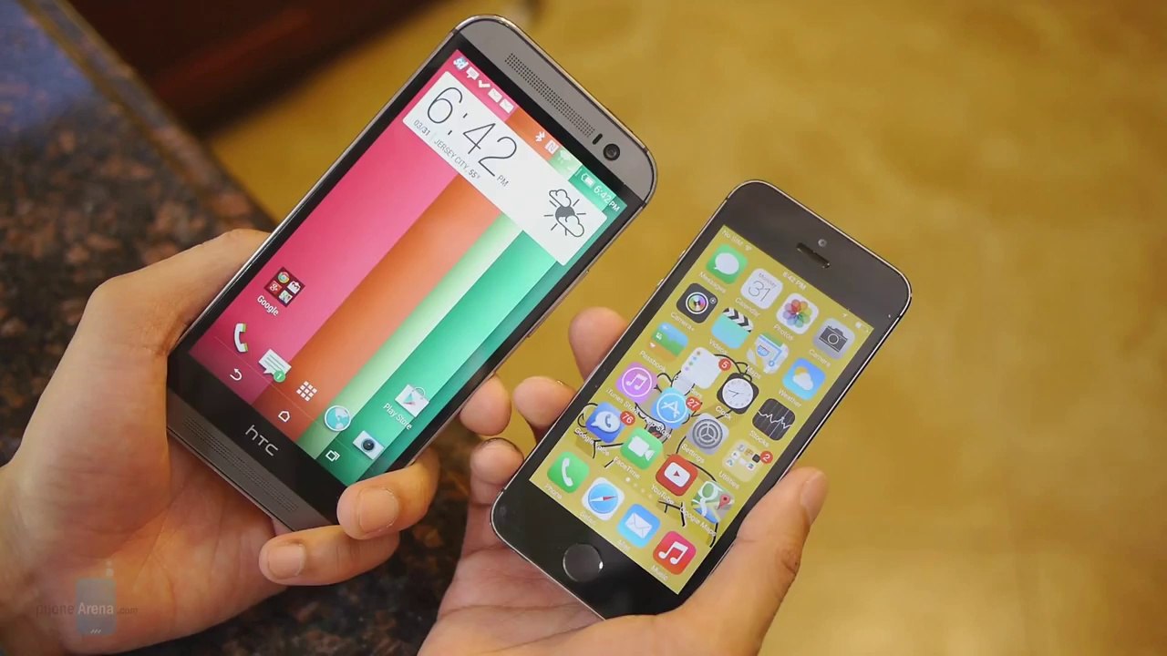 HTC One M8 vs Apple iPhone 5s