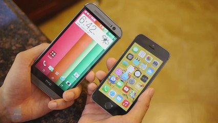 HTC One M8 vs Apple iPhone 5s