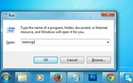 How to Make Task Manager Shortcut on Windows 7/XP/8 Desktop ?