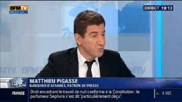 Matthieu Pigasse: l'invité de Ruth Elkrief - 04/04