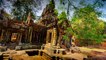 4K Mystic Angkor Temple Tilt Shift TimeLapse From Cambodia with The Sergent ( Electro pop Rock )