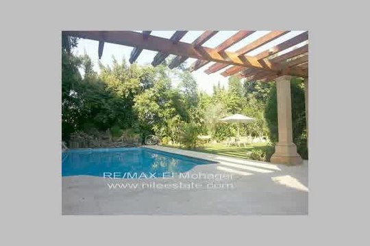 Katameya Heights Semi Furnished Villa with Pool for Rent