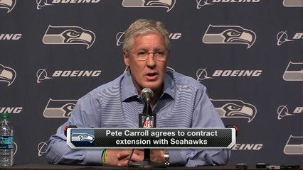 Carroll agrees to 3-year extension with Seahawks