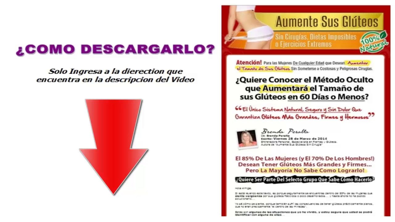 verdad o Estafa aumente sus gluteos sin cirugía