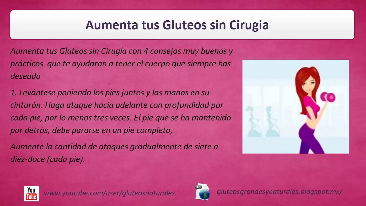 Aumente Tus Gluteos Sin Cirugia