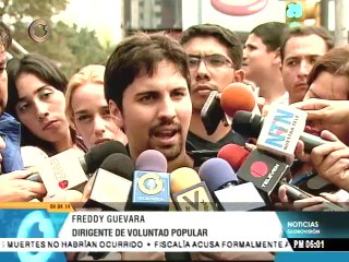 Freddy Guevara: Estaremos 24 horas de forma pacífica en la Plaza José Martí