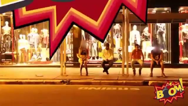 Caméra cachée sniper à l'abribus