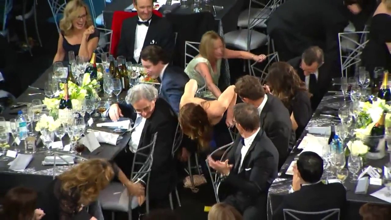 Jennifer Lawrence rips her dress !! video Dailymotion