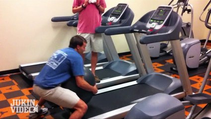 Yoga Ball Bounce on Treadmill FAIL | #ThrowbackThursday